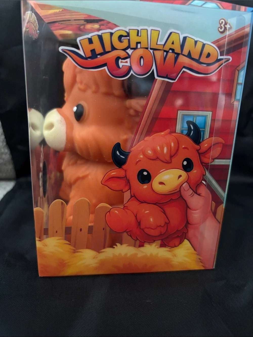 HIGHLAND COW Plush Toy - Orange - Cute Squeeze Figure